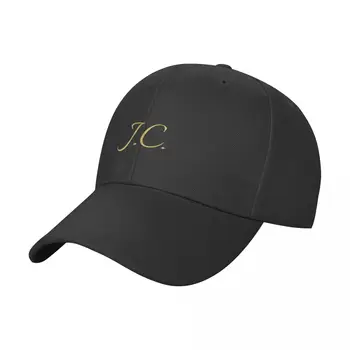 Инициалы JC | Золотые буквы | Персонализированные подарки Бейсболка Рождественская шляпа Мужские и женские шляпы дальнобойщиков